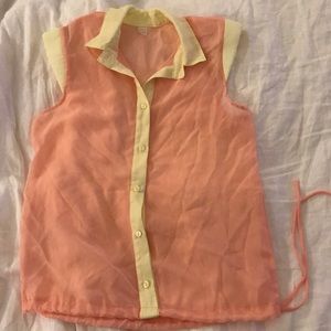 American Apparel Chiffon Top